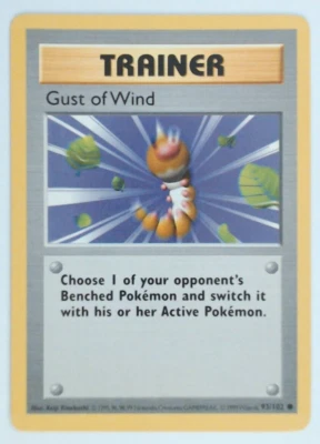 Pokemon TCG - Gust of Wind - Base Set Shadowless -Q870 - Image 1 of 2