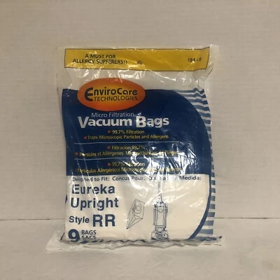 EnviroCare Replacement Vacuum Bags For Eureka 9 Pack Style RR Uprights 164-9  - Image 1 of 4