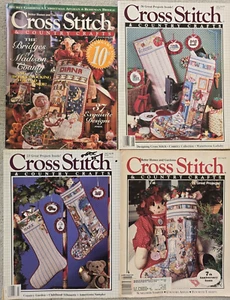 Menge 4 Kreuzstich & Land Handwerk Handarbeit Zeitschriften Weihnachten Strümpfe - Bild 1 von 5