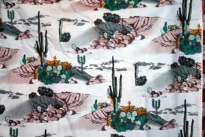 SOUTHWEST LANDSCAPE FROM SHAMASH AND SONS - 100% COTTON FABRIC - Picture 1 of 5