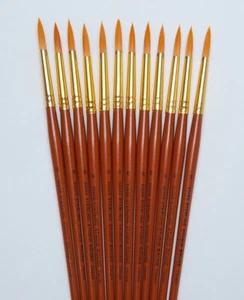 Set of 12 Artist Brushes WORTH OVER $40.00 NOW $12.95 SAVE 70% - Picture 1 of 1