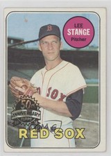 2018 Topps Heritage 1969 Buybacks Lee Stange (50th Anniversary Logo on Left)