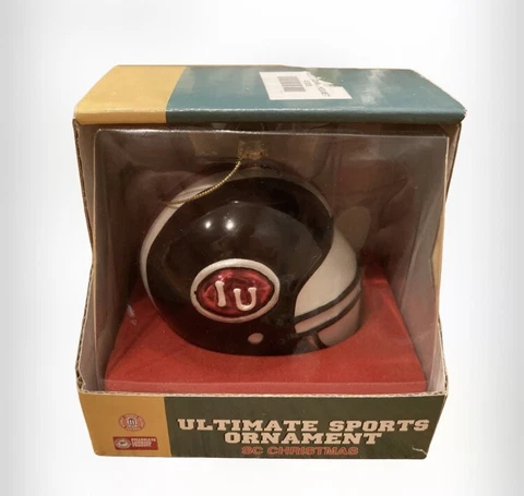 NEW Indiana University Football Helmet Christmas Ornament Gift NCAA Hoosiers IU Cover