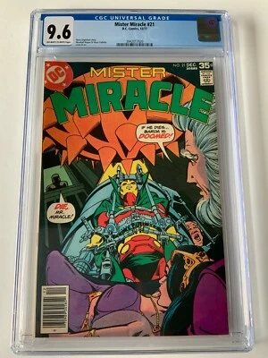 MISTER MIRACLE 21 CGC 9.6 NEWSSTAND BARDA IS DOOMED DC COMICS 1977 - Image 1 of 2