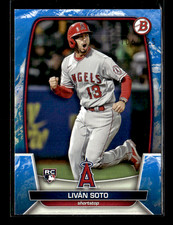 2023 Bowman #46 Livan Soto Blue Pattern Rookie /125