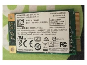 Lite-On 256gb mSATA Mini PCIe Solid State Drive SSD LMH-256V2M-11 Dell 02HNG6 - Picture 1 of 2
