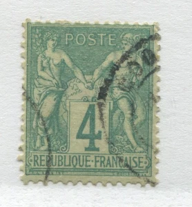 France 1876 4 centimes used - Picture 1 of 1