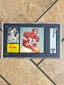 Jim Brown 1962 Topps #28 SGC 3 Browns HOF - Picture 1 of 2