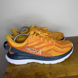 Hoka One One Mach Supersonic Running Shoes Size 11 B Orange - Picture 1 of 9