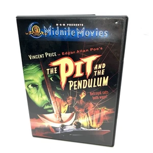 The Pit and the Pendulum (DVD, 2001) Vincent Price MGM Midnite Movies - Imagen 1 de 3