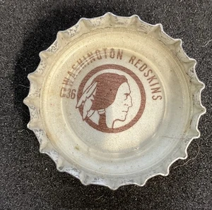 Tapas de botellas de Coca-Cola 1964-1966 logotipo del equipo de los Washington Redskins EX-EXMINT - Imagen 1 de 2