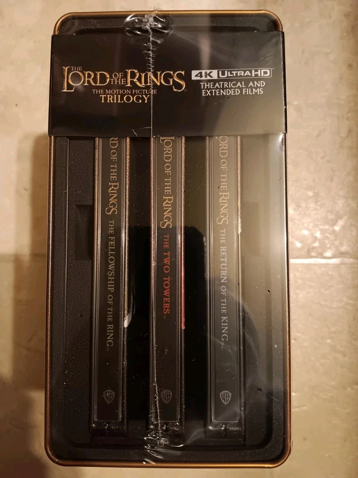 The Lord of the Rings Trilogy 4K 1-Click Set SteelBook UHD Blu-ray (UK) No Dents - Image 1 of 4