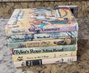 MISS READ Village Series + Lot of 6 Hard Back Vintage Tylers Row Farther Afield - Picture 1 of 4