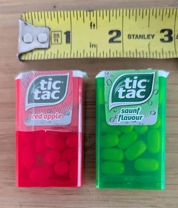 De colección Tic Tac Mints Rojo Sabor Manzana y Sauna TicTac Tamaño Miniatura  - Imagen 1 de 1