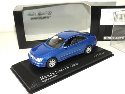 MERCEDES CLASSE CLK 2002 Bleu MINICHAMPS 1:43 - Photo 1/2