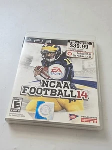 Sony PlayStation 3 NCAA Football 14 PS3 CASE AND MANUAL ONLY (NO GAME) VGC - Picture 1 of 5