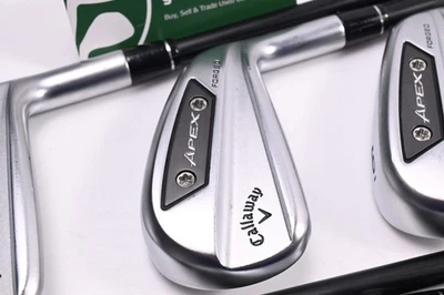Callaway Apex Ai200 Irons / 4-PW+AW / Stiff Flex KBS TGI 80 Shafts - Image 1 of 4