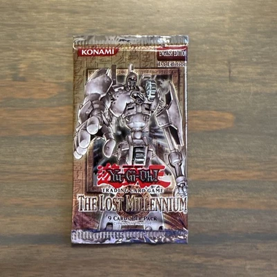 Yu-Gi-Oh! The Lost Millennium 1ª Edición Paquete de refuerzo sellado de fábrica Foto 1 de 4
