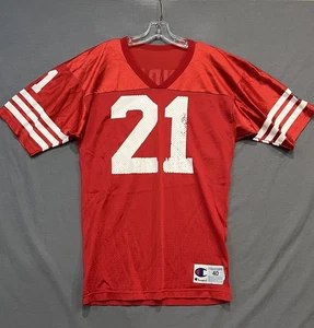 Camiseta De Colección San Francisco 49ers Para Hombre 40 Pequeña Roja Deion Sanders #21 Campeón - Imagen 1 de 8