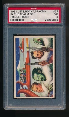 1951 JETS, ROCKETS, SPACEMEN #57 IN THE REALM OF PRINCE FROST PSA 3 - Image 1 of 2