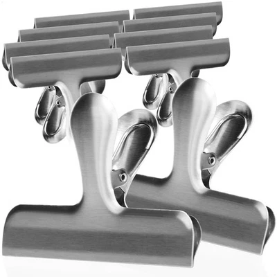 10x große Verschlussklammern, Verschlussclips für Lebensmittelbeutel & Tüten, - Bild 1 von 4