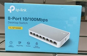 TP-Link 8-Port 10/100Mbps Desktop Network Switch New In Box - Picture 1 of 4