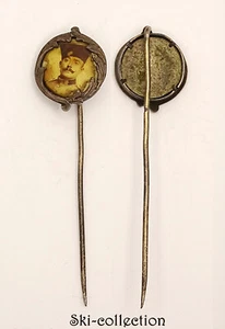 Mit Nadel aus Silber, Der Porträt Eines Soldat Von 1° Krieg Mondiale. 1914-1918 - Picture 1 of 4