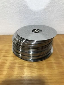 Lot of 50 Hard Drive HDD Platters 3.75" for Scrap, DIY, Arts & Crafts 1lb 11oz - Picture 1 of 6