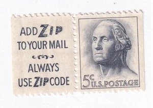 US-Briefmarke SELTEN George Washington 5 Cent postpostleitzahl hinzufügen - Bild 1 von 2