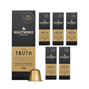 Roastworks The Truth Coffee Pods 6x10 | Nespresso Compatible Espresso Capsules - Picture 1 of 9