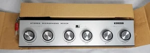 Sony Stereo Microphone Mixer Model MX-6S Vintage Sony Equipment W/box - Picture 1 of 7