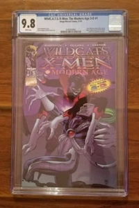WILDCATS / X-MEN LA ERA MODERNA ~ CGC 9.8 ~ CUBIERTA VARIANTE 3-D ~ IMAGEN DE MARAVILLA - Imagen 1 de 3