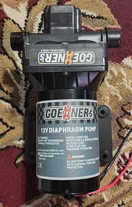 GOEHNERS 12VMP-405 Black High Performance Heavy Duty Diaphragm Water Pump Used - Picture 1 of 6