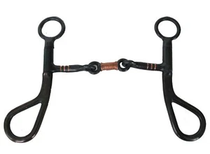 AJ Tack Argentine Three Piece Copper Wire Bit - Picture 1 of 1