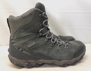 Botas OBOZ BRIDGER Medianas Para Hombre Talla 9.5 B-Dry Thinsulate Cuero Carbón Senderismo - Imagen 1 de 11