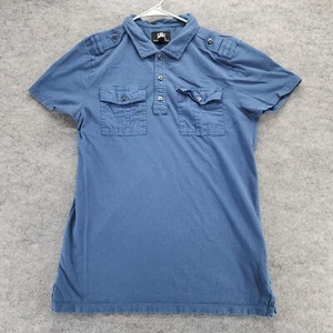 Rock Republic Hemd Herren Small Polo Blau Kurzarm - Bild 1 von 8