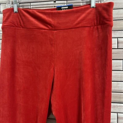 Legging elástico suave 37x27 cintura alta terciopelo rojo 21 juniors para mujer nuevo con etiquetas Foto 1 de 4