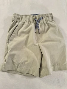 Tommy Bahama Kids Boys Khaki Tan Shorts Elastic Waist Pockets Size S 4 - Picture 1 of 3