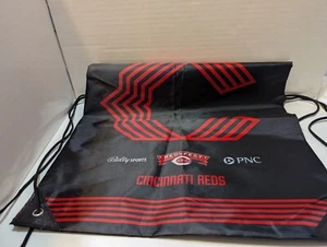 Cincinnati Reds City Connect Red Black C Drawstring Backpack Bag 2023 Redsfest - Picture 1 of 7