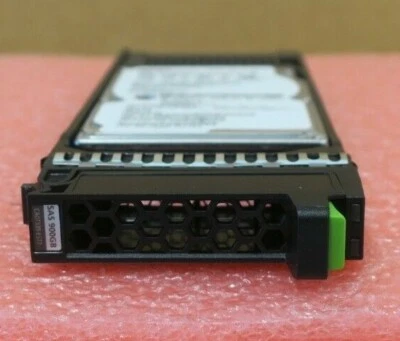 Fujitsu Eternus DX S2 900GB SAS 6G 10K 2.5" Hard Drive HDD In Caddy CA07339-E577 - Image 1 of 4