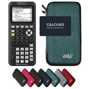 TI-84 Plus CE-T Python Edition inkl. WYNGS Schutztasche Türkis - Grafikrechner - - Bild 1 von 6