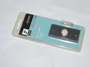 Style Selections Wired DoorBell Button Lighted Solid Brass Finish #159081 New - Picture 1 of 1