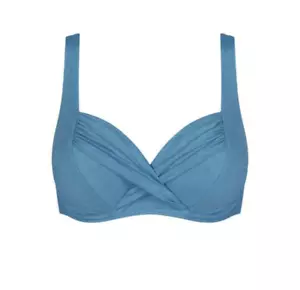 Triumph Venus Elegance W Damen Ungepolstert Bikini Oberteil mit Bügel Blau Neu - Bild 1 von 3