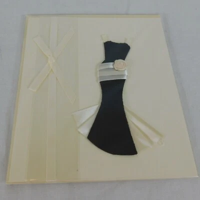 Paper Magic Group Blank Inside Greeting Note Card Evening Gown Dressy Envelope - Image 1 of 4