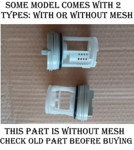 BUSH WMNB712EW WMSAE712EB WMSAE712EW WMNS941W WMNSN612W Drain Filter - Picture 1 of 4
