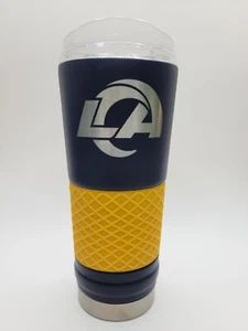 Los Angeles Rams recubierto de polvo acero inoxidable 24 OZ. Vaso - Imagen 1 de 5