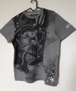 Marc Eckò Star Wars 2008 Collab Darth Vader T-Shirt Men M Gray Black 100% Cotton - Picture 1 of 24