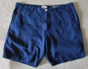 Goodfellow Men’s Blue Patterned Print Linden Chino Cotton Shorts Sz 38 - Picture 1 of 4