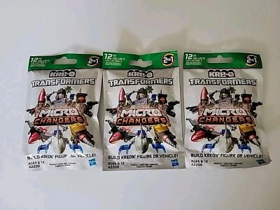 3 Kre-o Transformers Micro-Cambiadores Kreon Figura Vehículo A2200 Colección 3 Foto 1 de 3
