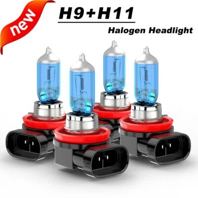 For Cadillac CTS CT-S 2008-2014 Combo 5000K Halogen Headlight Bulb High Low Beam - Image 1 of 4